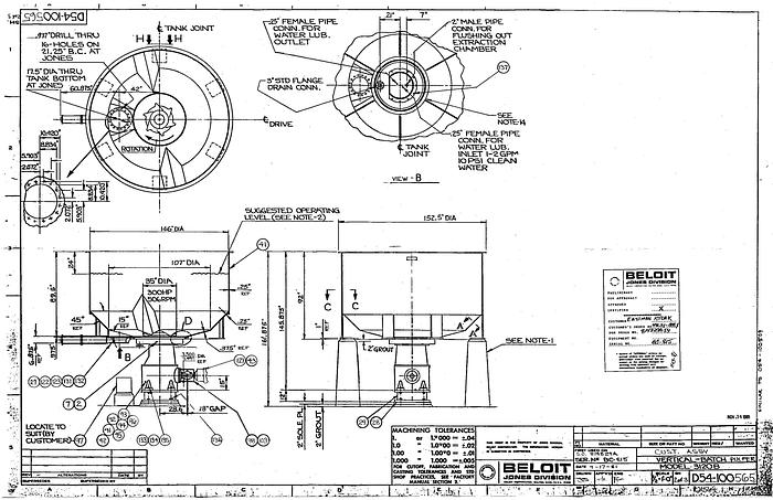 Used 1986 BLACK CLAWSON SYDRAPULPER #21569