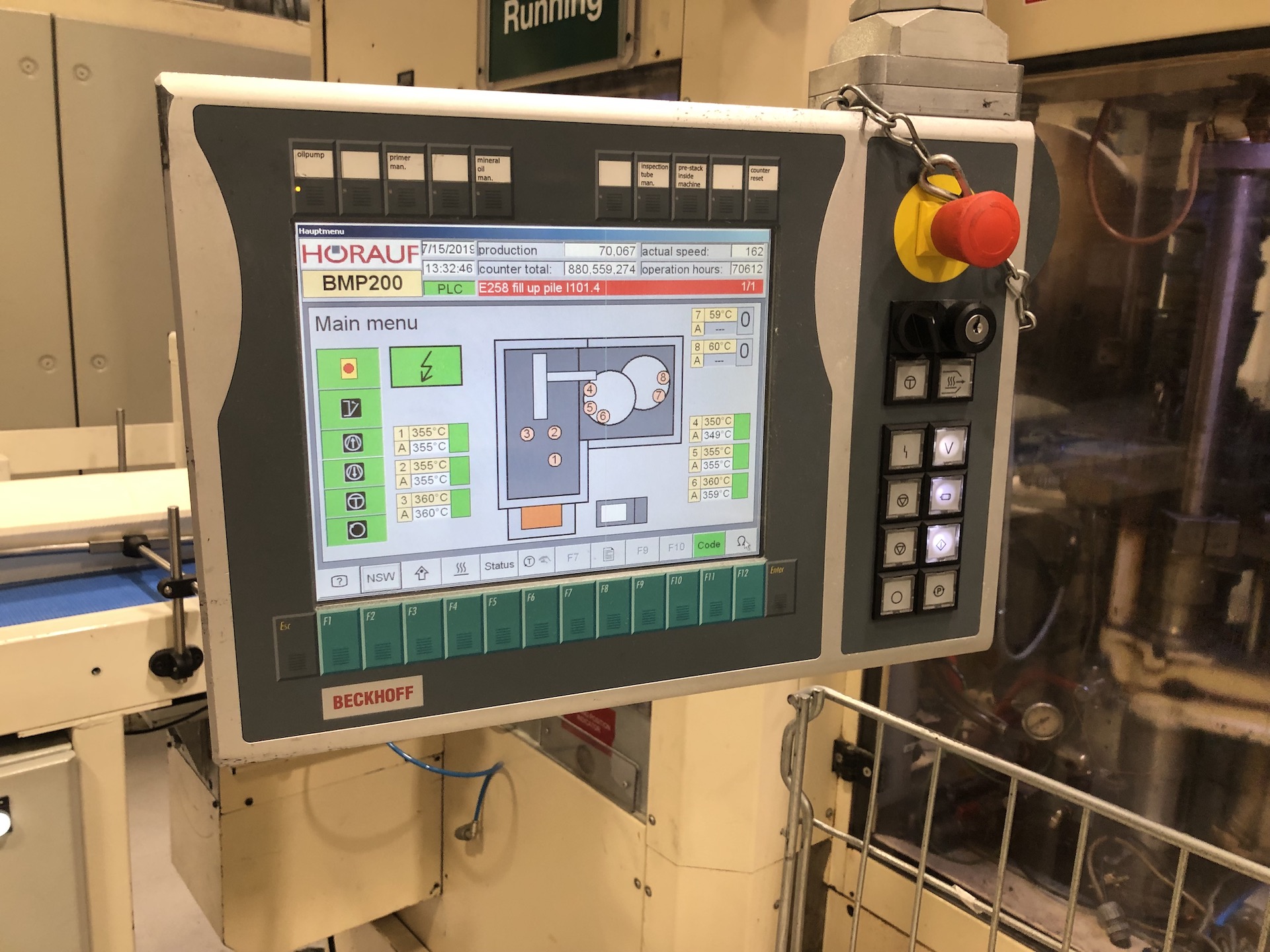 Used 2006 Hoerauf BMP 200 Paper Cup Machine