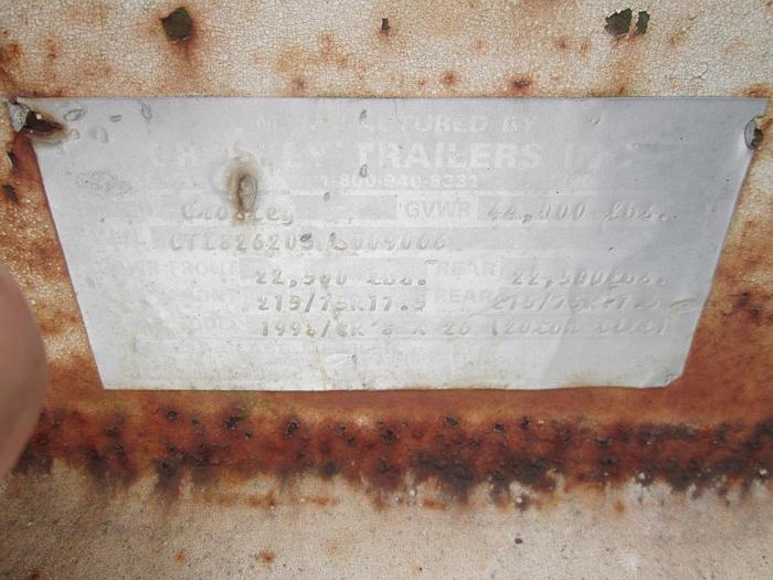 Used 1998 Crosley 20 Ton 24' Tilt Trailer