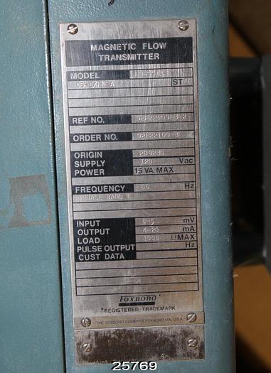 Used Foxboro E96S-IA-K CS-E/FN-A Magnetic Flow Transmitter #25769
