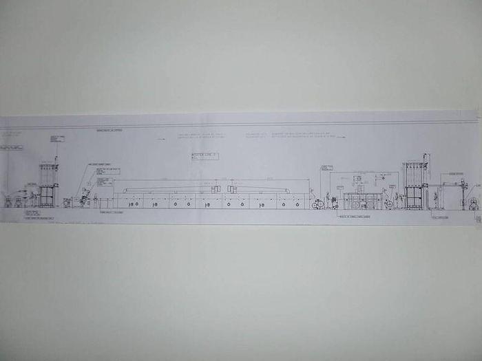 Used 1 x 2.2m Isotex Coating Line, 2001-2