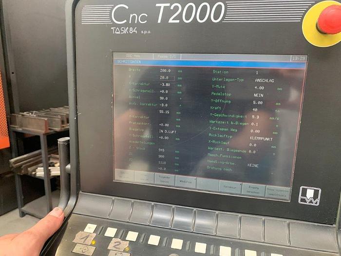 Used AMADA - SCHIAVI 8 AXIS CNC PRESS BRAKE 