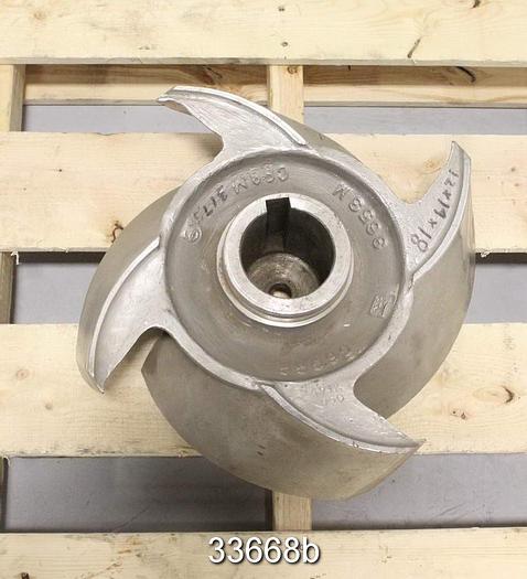 Used Goulds 3175 12x12x14 Impeller, #55590 #33668
