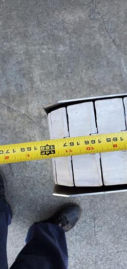 Used Conveyor, Belt, 4.5" x 14', S/st, VFD, Portable #S743476