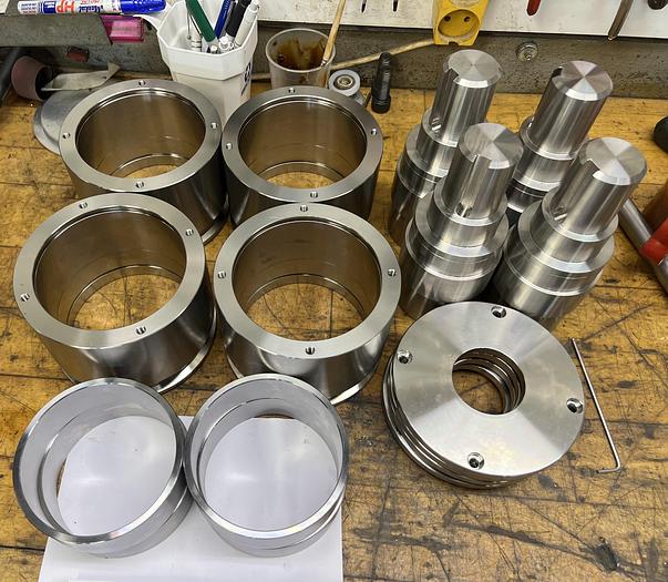 Used 1996 CONTHERM 6"x9 Surface scrape heat exchanger