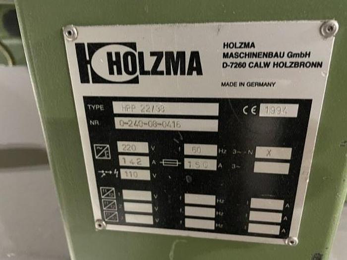 Used HOLZMA HPP-22/38 HORIZONTAL PANEL SAW