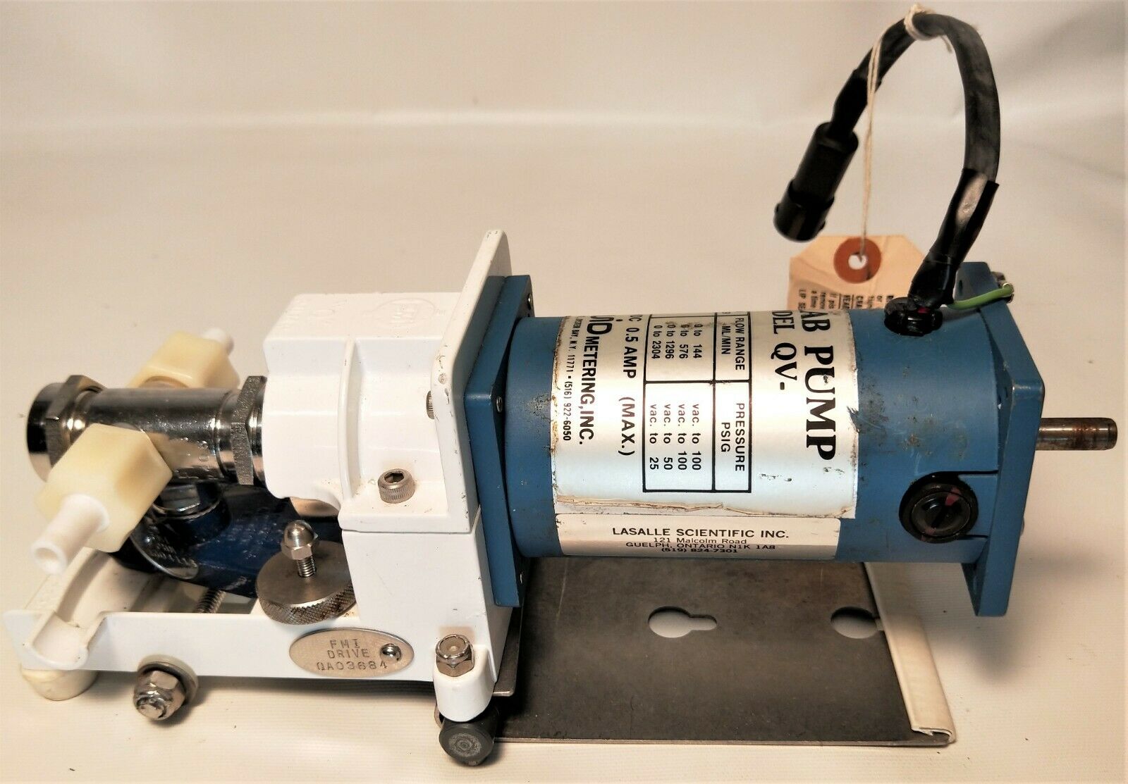 Used Sold FMI QV VariableSpeed Pump with V100 Stroke Rate Controller