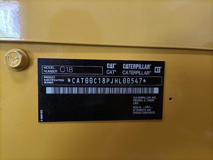 2015 Caterpillar C18