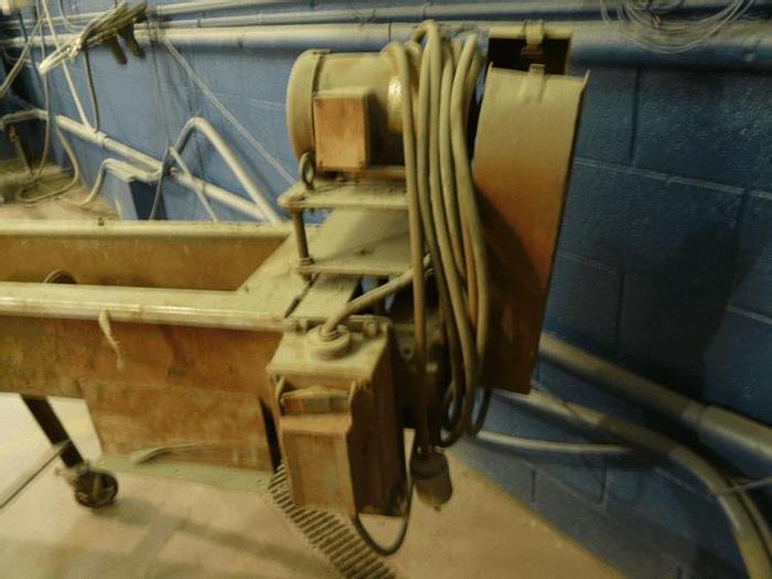 Used 14 FT. LONG SCREW CONVEYOR – C/S – 1.5 HP