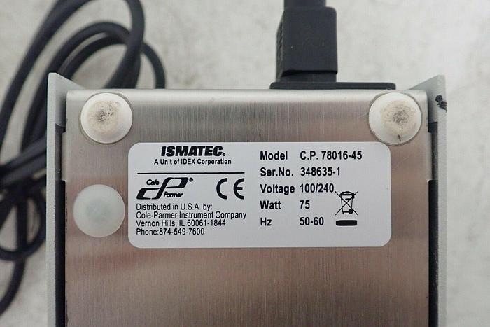 Used Ismatec C.P. 78016-45 Pump w/ Taylor-Wharton UN 1977 5LD Liquid Nitrogen Dewar