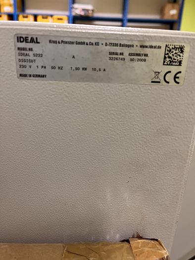 Gebraucht Schneidemaschine Ideal 5222 Digicut