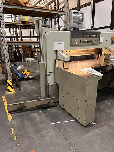 Gebraucht Schneidemaschine Polar 137 EMC Monitor