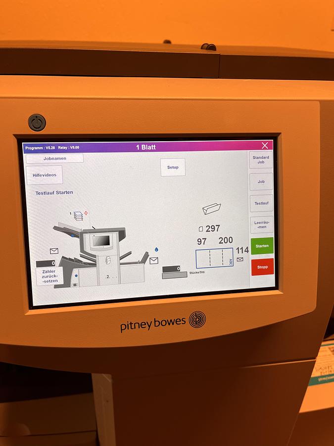 Gebraucht Kuvertiermaschine Pitney Bowes Relay 4500