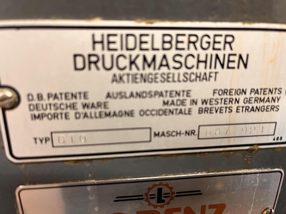 Gebraucht Heidelberg GTO 46+