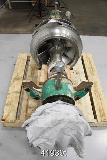 Used Sulzer ZPP32-400 Split Case Pump, SS Casing, 7-Vane 18.25" Impeller #41939