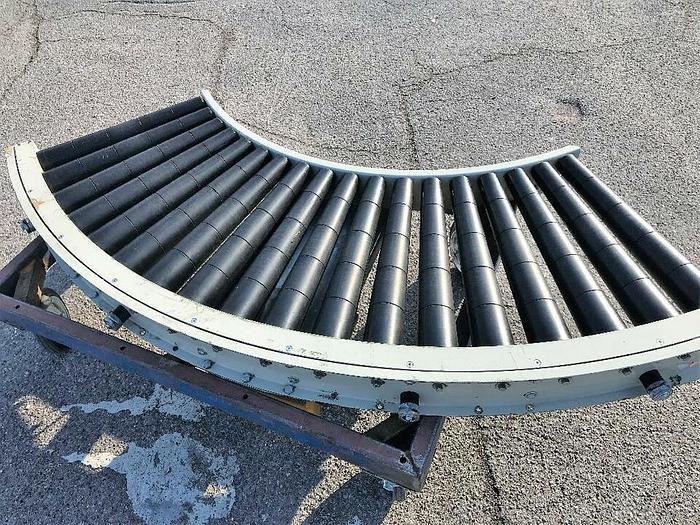 Gebraucht Rollenbahnkurve Kurvenförderer 90° 61cm breit