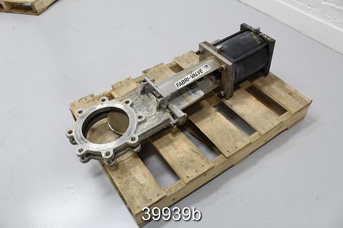 Used Fabri-Valve 8" Air Operated Knife Gate Valve #39939