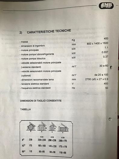 Usato SEGATRICE A NASTRO