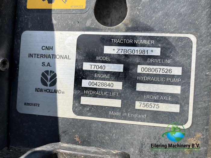 Used 2007 New Holland T7040 PC