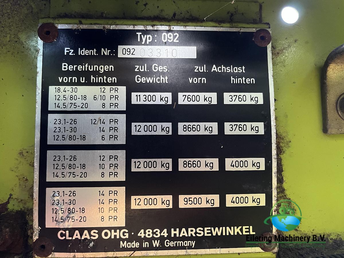 Used 1991 Claas Dominator 88 SL