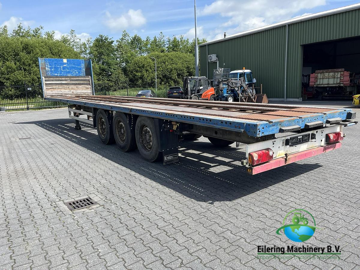 Used Schmitz Cargobull, Fruehauf container chassis, LAG tipper chassis