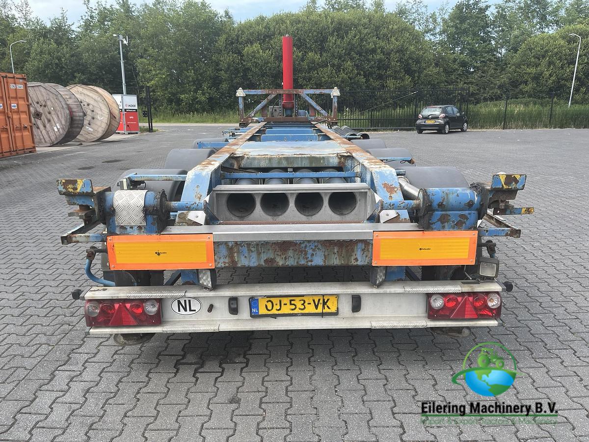 Used Schmitz Cargobull, Fruehauf container chassis, LAG tipper chassis