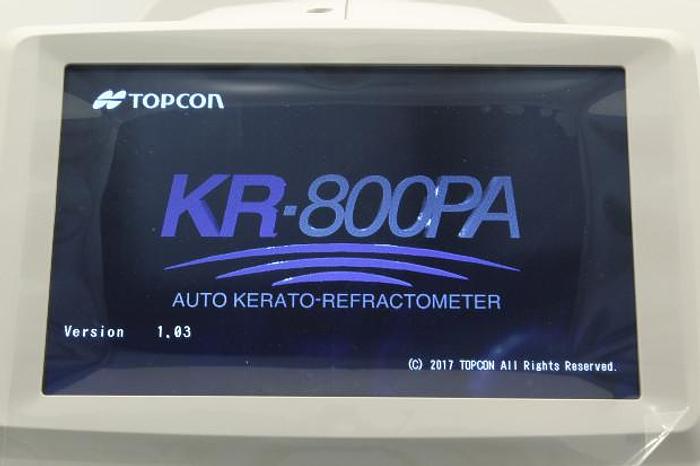 Used Topcon KR 800 PA Autorefractor Keratometer Topographer