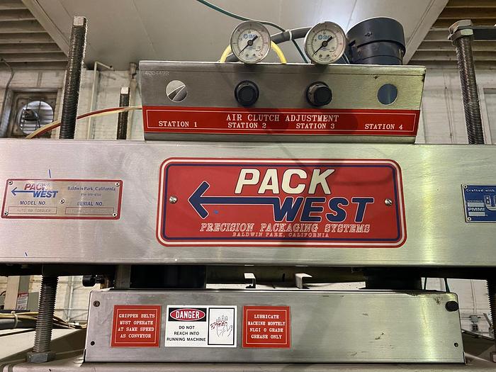 Used Packwest Auto 80 4 quill cap torquer Auto 80