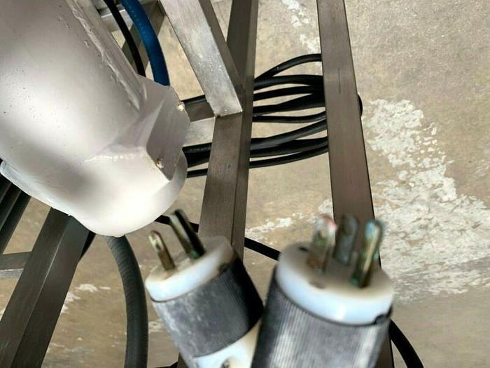 Used Double Master Flex I/P 77601-60 Peristaltic Pump Skid w/ 1/2 HP Motor & Drive