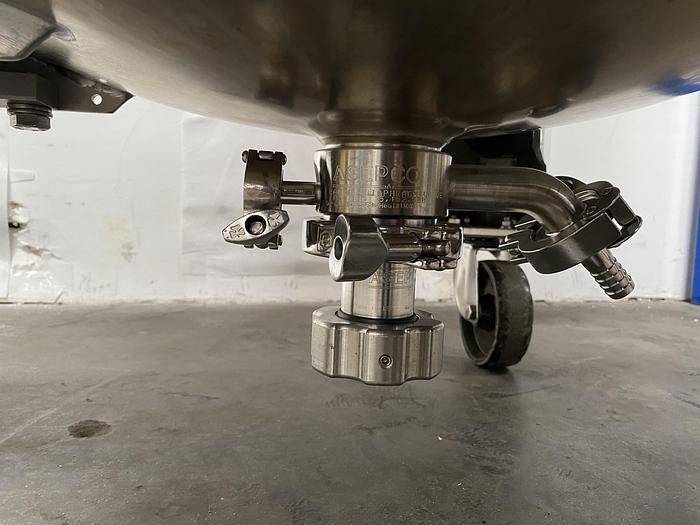 Used Applikon  250 LTR Jacketed Reactor w/ Agitator