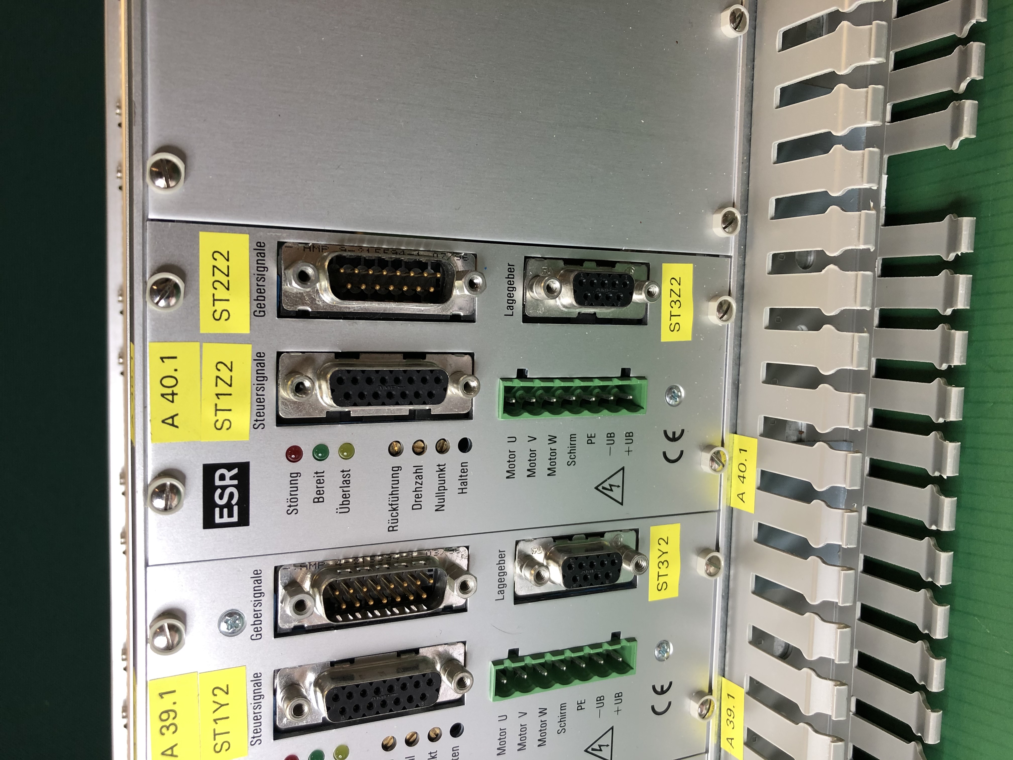 Used ESR POLLMEIER 9135 MODULE RACK WITH MODULES
