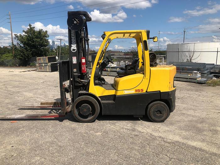 Used 15,500 POUND HYSTER MODEL S155FT W/ SIDESHIFT MFG. 2008