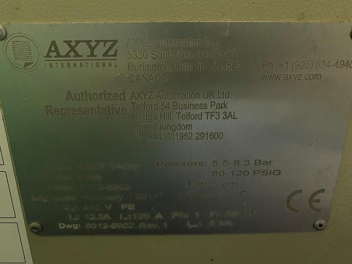 Used 2017 AXYZ 4008 CNC Router