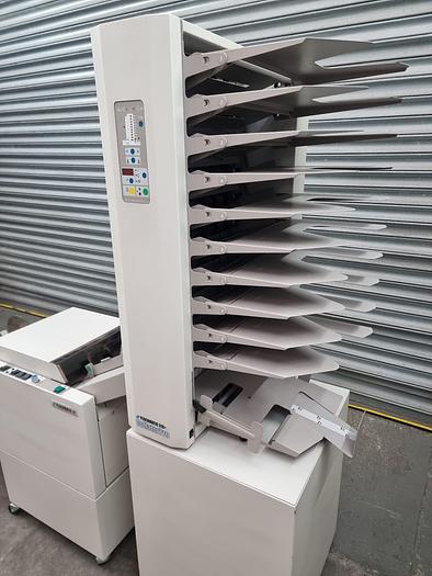 Used plockmatic 310+ 10 station Collator with 61 bookletmaker 