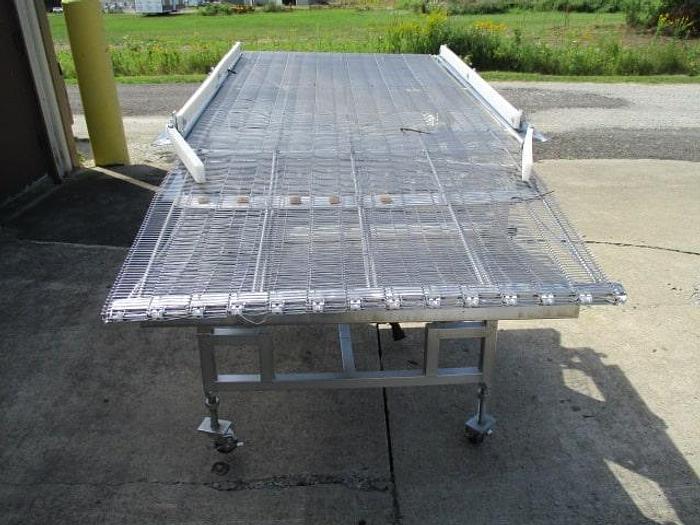 Used Conveyor; Wirebelt; 32"W x 6' 4"L