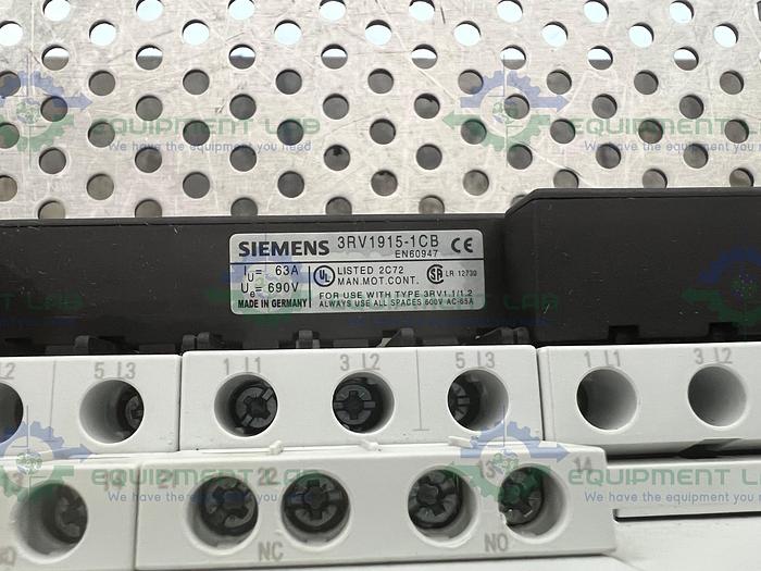 Used Lot of 6 - Siemens 3RV1021-1JA10 Motor Starter Protection Circuit Breaker