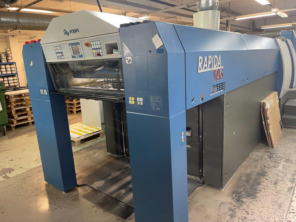 KBA (Koenig & Bauer) printing press Rapida 1065+LV (2014)