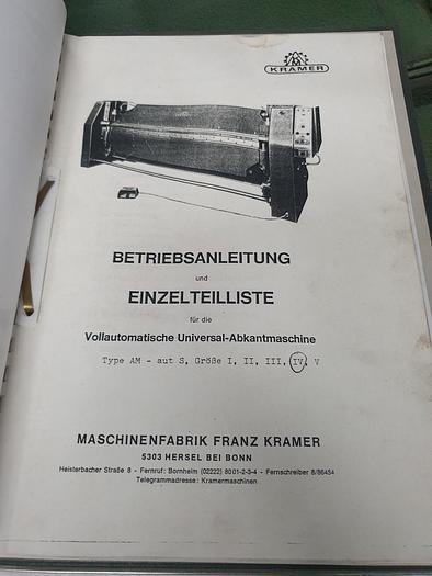 Gebraucht Schwenkbiegemaschine Kramer AMaut. IV 2000 S