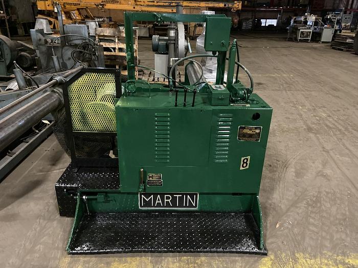 Used 100" (2.54M)  MARTIN SHAFTLESS FLOOR PICK UP UNWIND STAND 72" DIAMETER