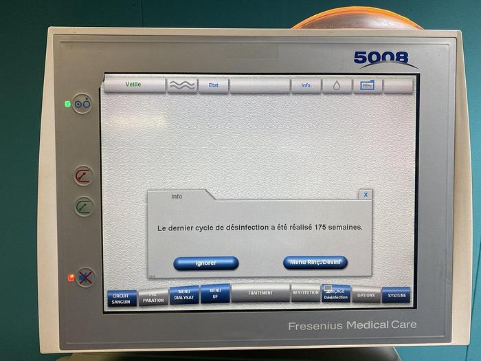 Used Fresenius Medical Care 5008 Dialysegerät, 25777 h