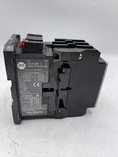 Used ALLEN BRADLEY 100-A38N*3 Ser C