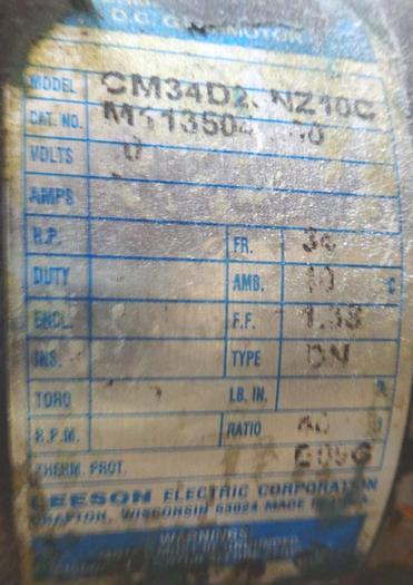 Used Conveyor, Belt, 30" x 5'10", Food Grade, S/st, 1 HP, #C742851