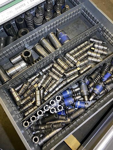 Used Wilson Tool Assortment of Punches, Punch & Guide Assemblies, Guides, Springs & Dies