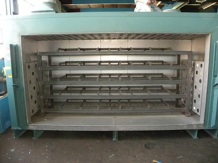 Used GRIEVE BATCH OVEN 132" WIDE X 48" DEEP X 66" HIGH - 500 DEG. F - 460V