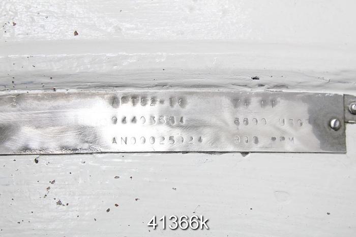 Used Sulzer APT52-16 16x16 Pump, Stainless Steel, 6-Vane Impeller #41366