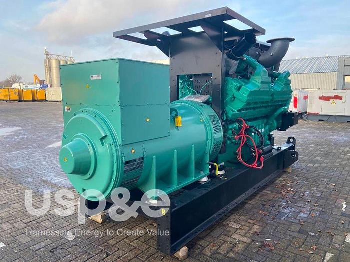 Used 1.8 MW New Cummins QSK60G4 Diesel Generator Set
