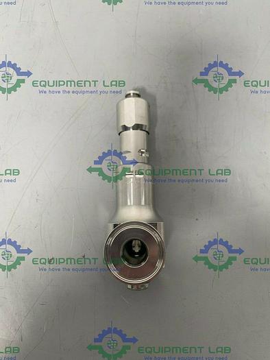 Used Leser 4814.7694 Stainless Steel Flow Valve w/ 1" & 3/4" Sanitary Fittings