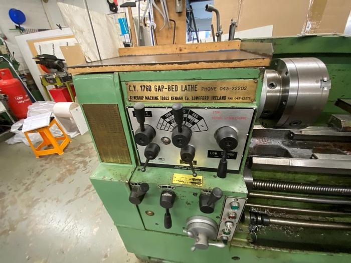 Used YMT(Yunnan Machine Tools) CY - S1760G Gap Bed Manual Center Lathe