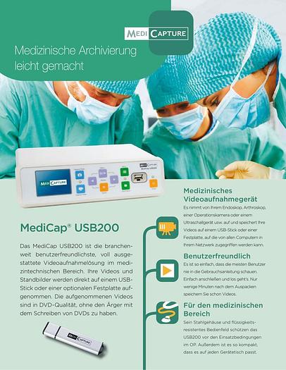 Gebraucht MediCap USB 200