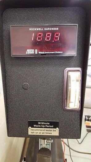 Used Rockwell Hardness Tester Wilson Digital Steel Brass Metal Testing with Tooling
